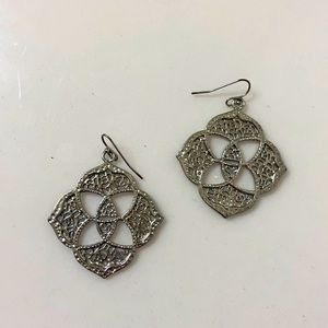 Kendra Scott logo earrings